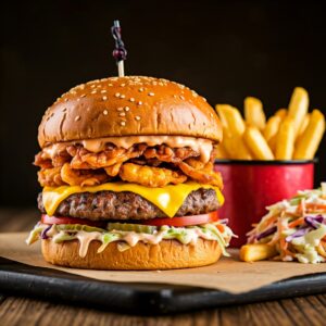 Nando's Garlic Churrasco Burger Recipe